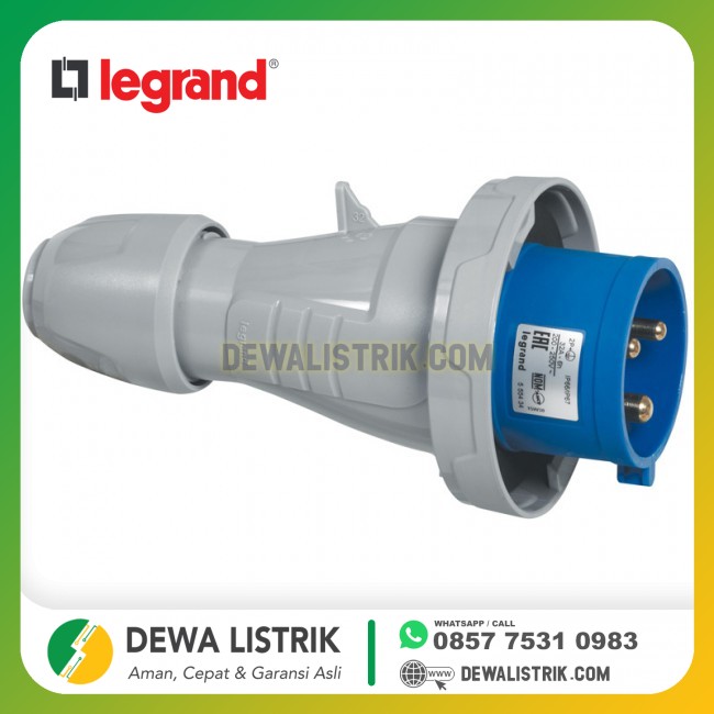 Legrand P17 PRO Steckdose 32A 2P+T 250V IP44 – Blaue Industrie-Steckdose Für Außenbereich