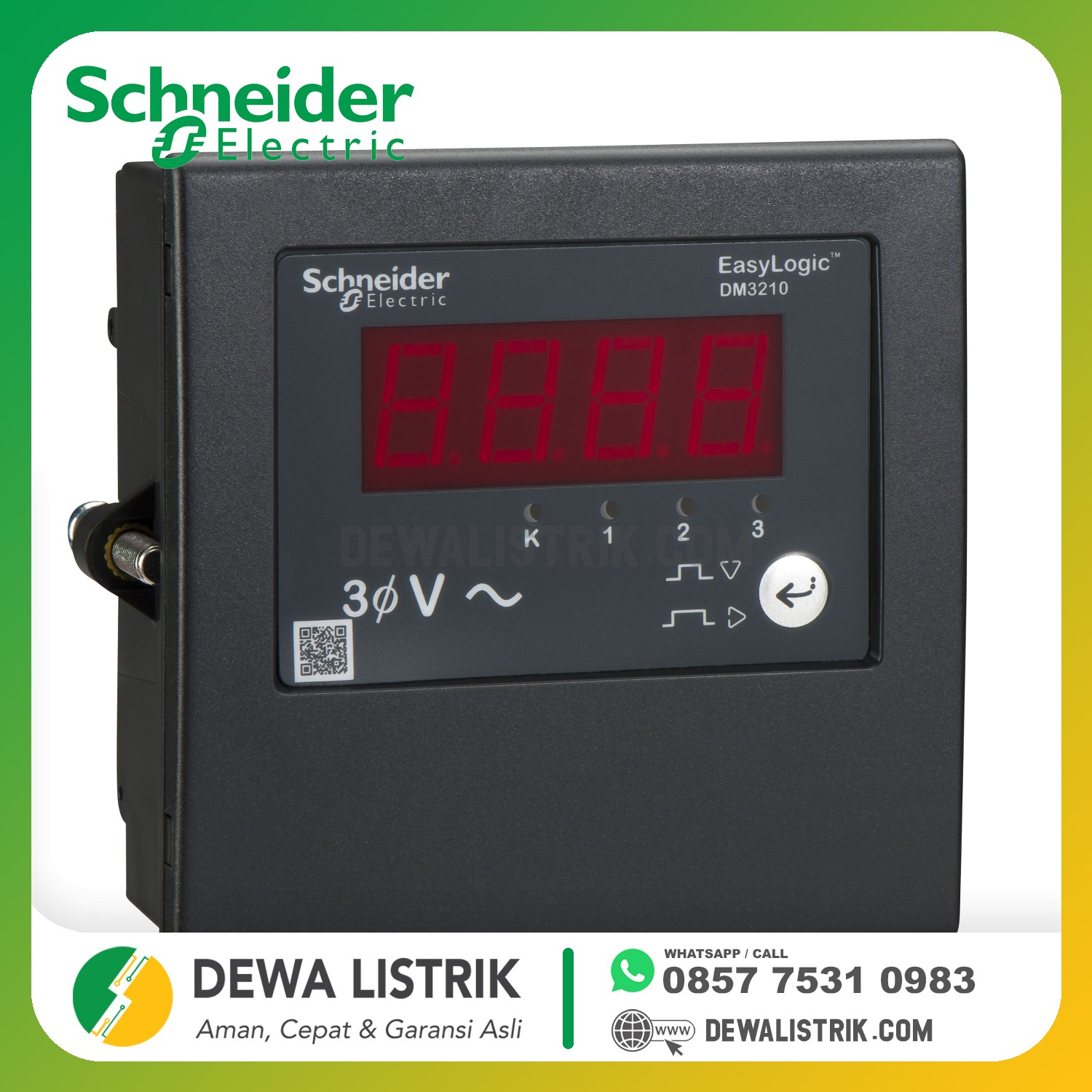 [ METSEDM3210 ] VOLT METER DIGITAL 3 FASA DM3210 Dewa Listrik