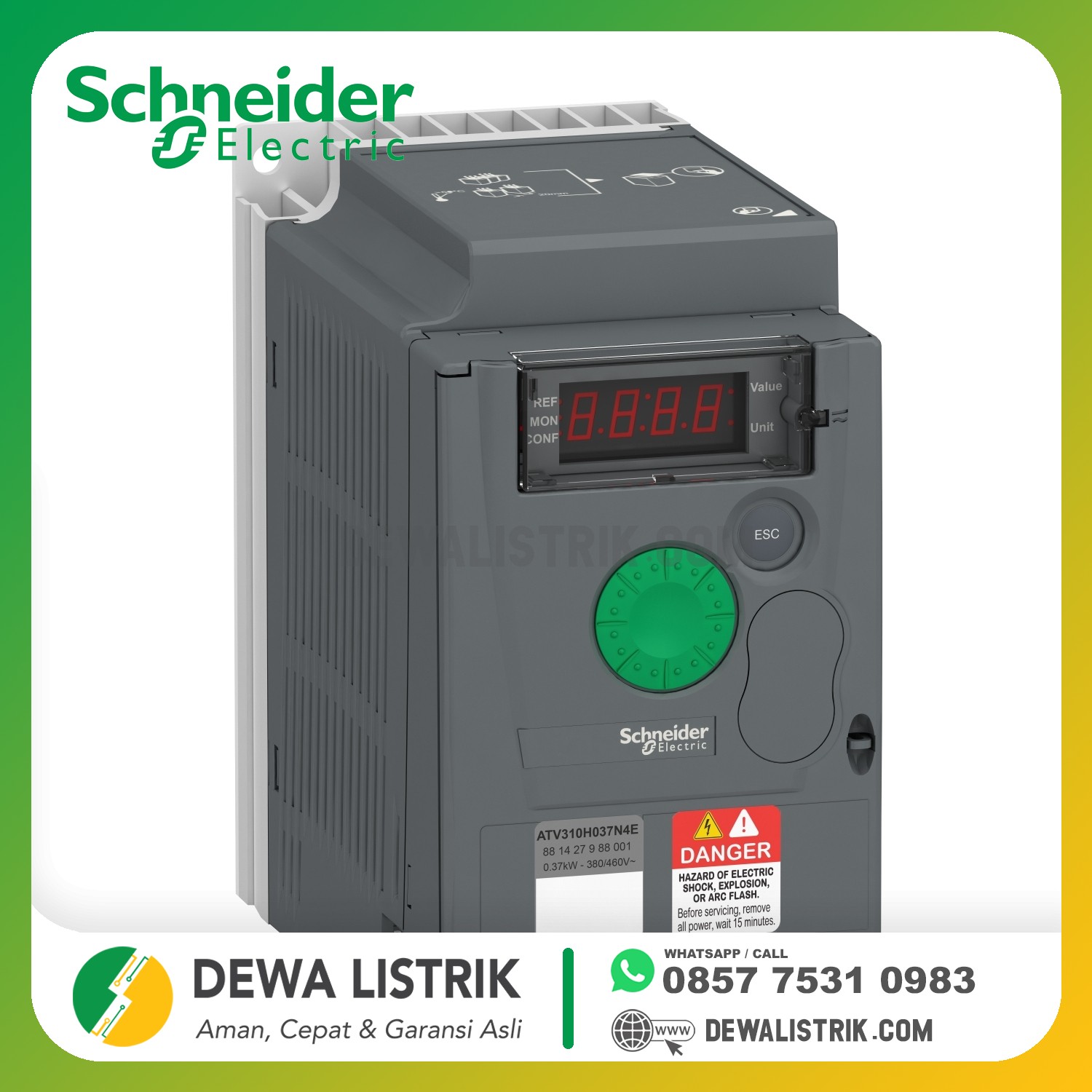 [ ATV310H037N4E ] ATV310 0.37kW 3 Phase 380V | Dewa Listrik