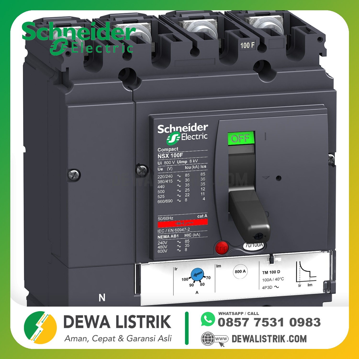 [ LV429645 ] 4P3D TM32D NSX100F | Dewa Listrik